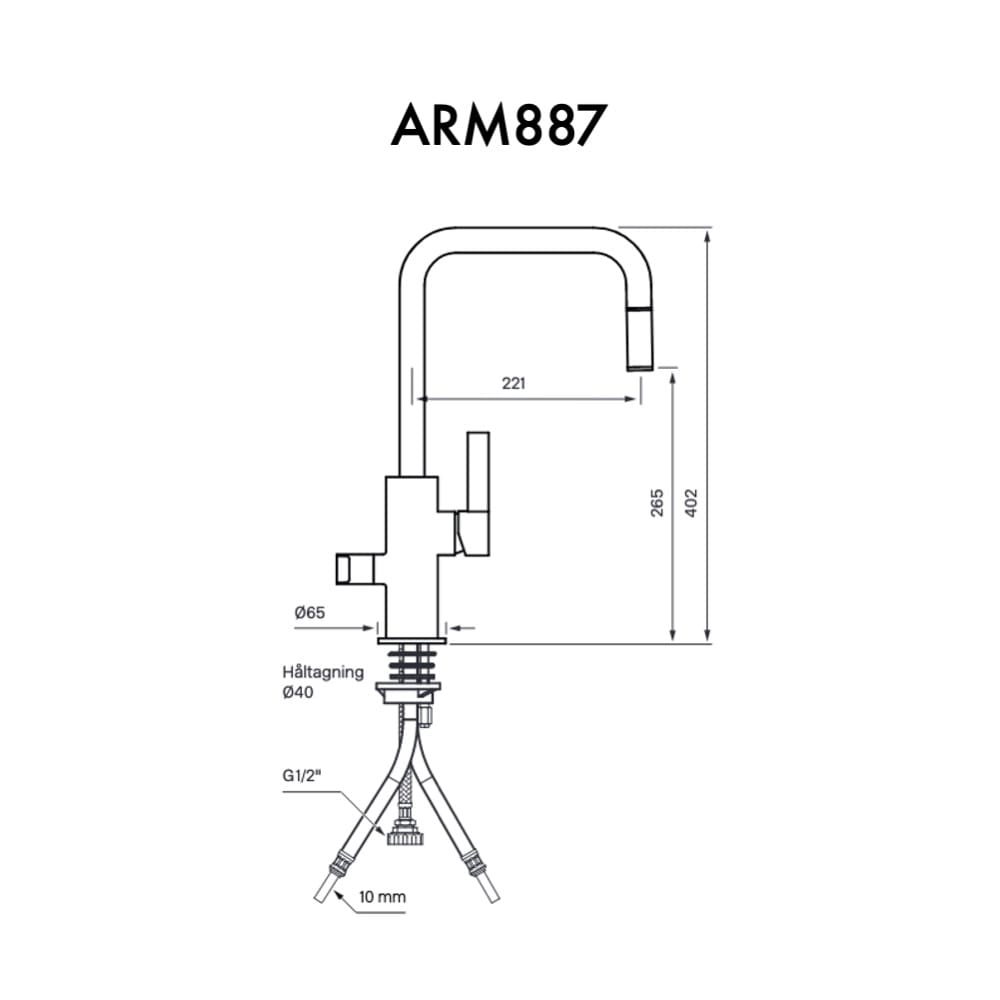 Tapwell ARM887 Bronze köksblandare